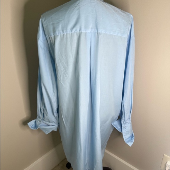 PrettyLittleThing Light Blue Long Sleeve Dress - Picture 4 of 10